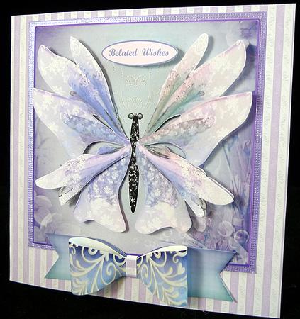 Fanciful Butterfly Topper with Decoupage by Peggy Stogdill