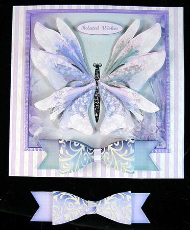 Paper Bows Lace 5 by Peggy Stogdill