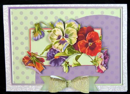 Paper Bows Lace 4 by Peggy Stogdill