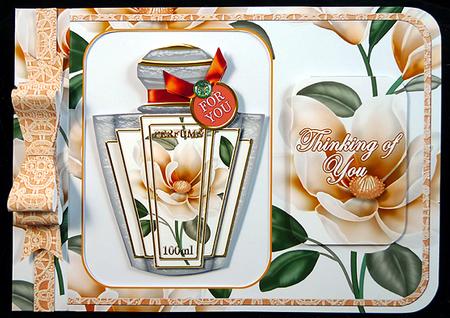 Boran Magnolia Matching Floral Perfume Mixed Sentiment Cards by Peggy Stogdill