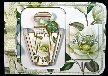 Olive Magnolia Perfume 7x5inch Aperture Card Mini Kit by Peggy Stogdill