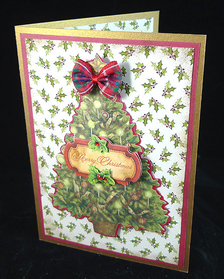 10 x A4 Background Paper Classic Christmas by Peggy Stogdill