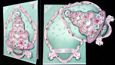 Beautiful Soft Vintage Cake by Peggy Stogdill