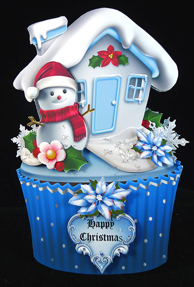 Snowman Cupcake Mini Kit by Peggy Stogdill