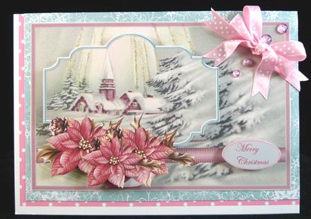 Christmas Star Over the Church Card and Layers by Peggy Stogdill