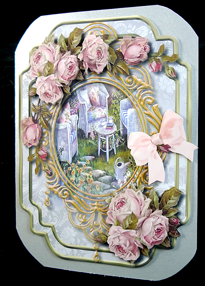 Beautiful Teatime Roses  by Peggy Stogdill