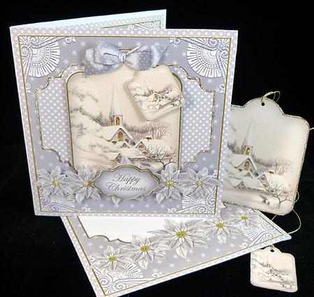 Ice Church Special 8in Tag N' Envelope Kit by Peggy Stogdill