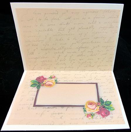 Romantic Roses Insert by Peggy Stogdill