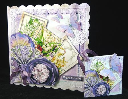 Spring is Coming Cardtopper with Inlet 132 by Peggy Stogdill