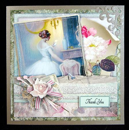 I Wrote You a Letter Cardtopper with Inlet 116 by Peggy Stogdill