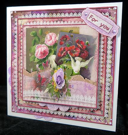 With Love Cardtopper with Inlet 145 by Peggy Stogdill