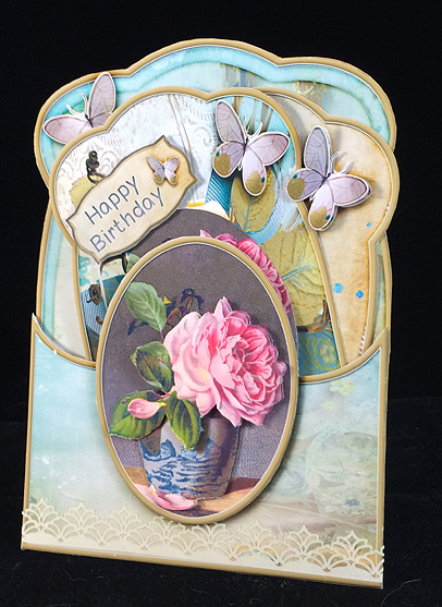 Lovely Card with Tags 157 by Peggy Stogdill