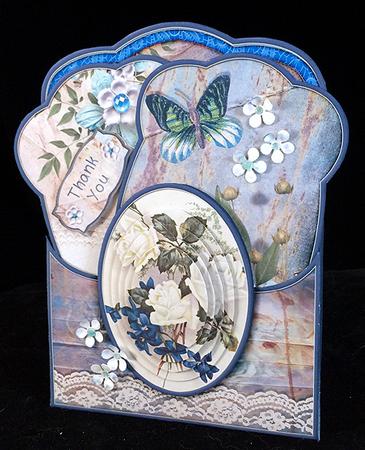 Lovely Card with Tags 165 by Peggy Stogdill