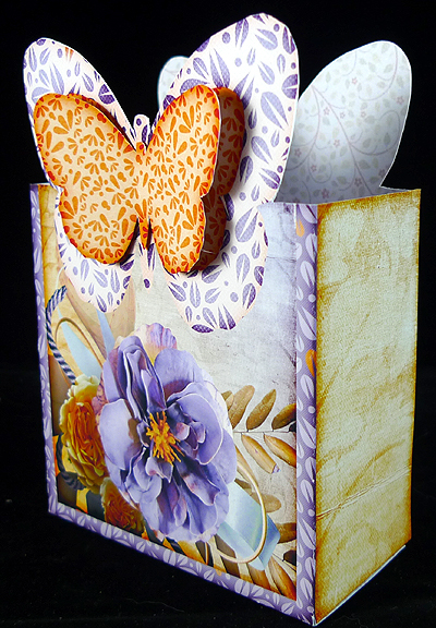 Butterfly - Shape Pinchbag 124 by Peggy Stogdill