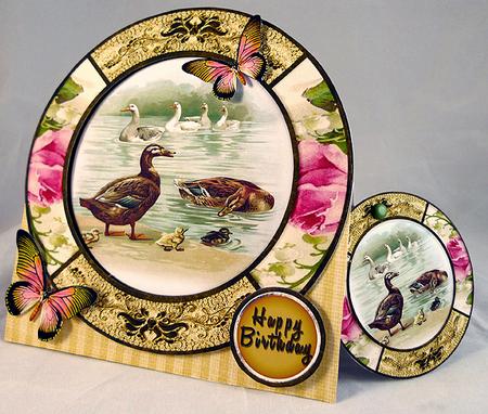 Ducks with Babies and Swans on the Sea 206 by Peggy Stogdill