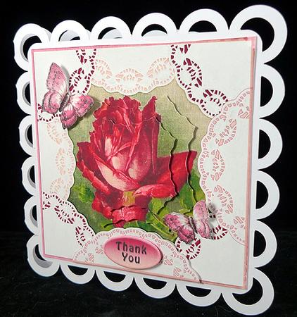 Cardtopper Flowers for the Heart 280 by Peggy Stogdill