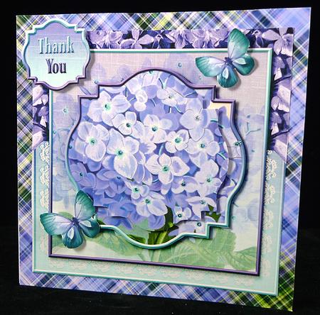 Cardtopper Lilac Purple 282 by Peggy Stogdill