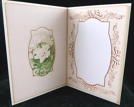 Insert Soft Peach Roses 294a by Peggy Stogdill