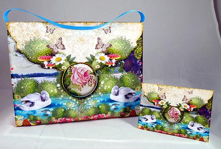 Big Pinchbox (bag) a Little Lovestory 108 by Peggy Stogdill