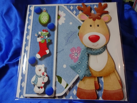 Over the Edge , Santa's Christmas Reindeer by Penni Currie