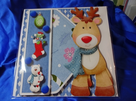 Over the Edge , Santa's Christmas Reindeer by Penni Currie