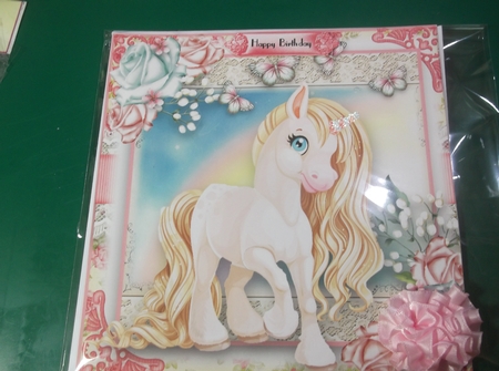 The Little Unicorn Card Front Kit by Penni Currie