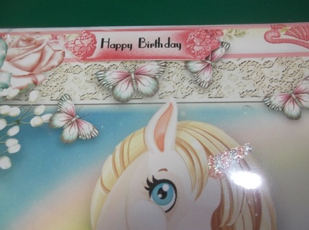 The Little Unicorn Card Front Kit by Penni Currie