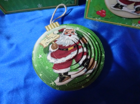 3D Santa Bauble,Card and Box Mini Kit 4 by Penni Currie