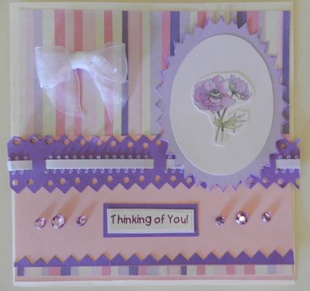 Anemone Digital Stamp and Watercoloured Stamp by Penny Nantell