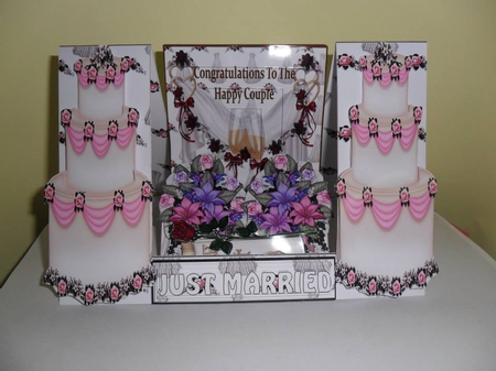 Wedding Celebrations Decoupage Stepper Card Kit by Nicola Busuttil