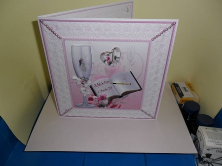 Wedding/anniversary with Decoupage & Tag by Nicola Busuttil