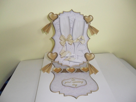 Celebrate! Shaped Easel by Nicola Busuttil