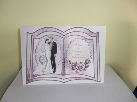 Wedding Couple Easel Book by Nicola Busuttil