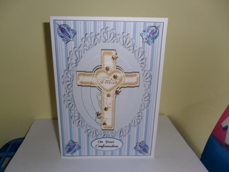 Confirmation Faith Cross Male Pyramid by Nicola Busuttil