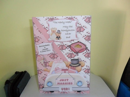 The Happy Couple Larger Card by Nicola Busuttil