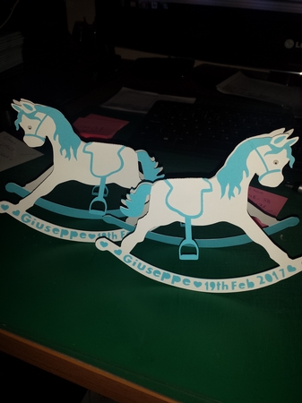 3D Rocking Horse model or Card now in Multi format options by Nicola Busuttil
