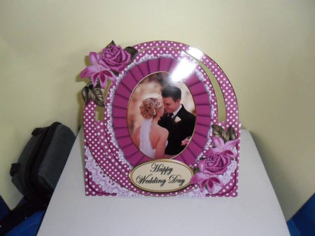 The Bride to Be Oval Over 3D Mini Card Kit by Nicola Busuttil