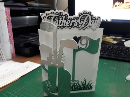 Father's Day Golf Card by Nicola Busuttil