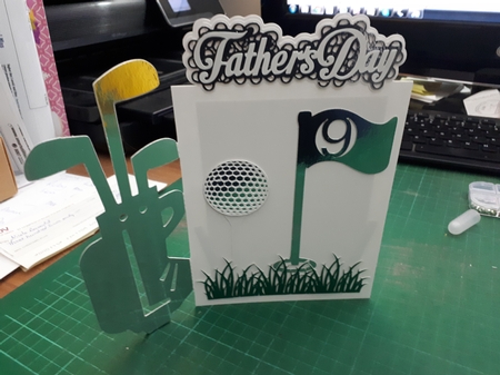 Father's Day Golf Card by Nicola Busuttil