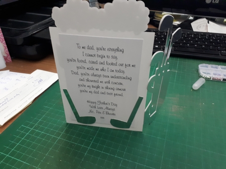 Father's Day Golf Card by Nicola Busuttil