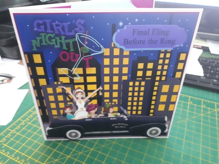 Girl's Night Out 7x7 by Nicola Busuttil