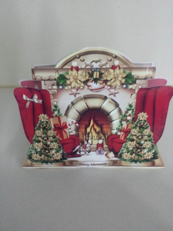 Festive Christmas Fireplace by Nicola Busuttil