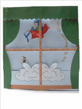 Animated Moveable Decoupage Loop the Loop by Pippa Price