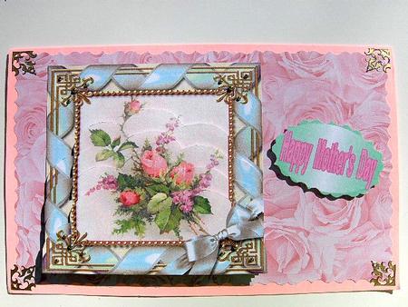 Rose Bouquet One Edge Scallop Bottom Stacker Featured Gallery Photo