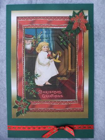 Christmas Girl with Candle by Priscilla Sharp