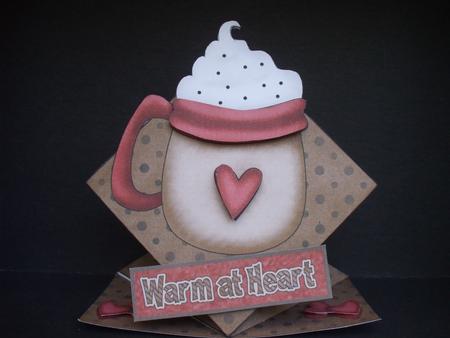 Yummy Coco Christmas Spring Card by Priscilla Sharp