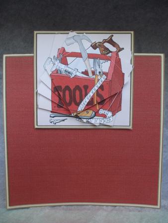 DIY Tools Easy Over the Edge Card N Spiral Pyramid by Priscilla Sharp