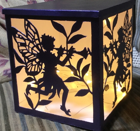 Fairy Time No 22 Fairy Luminaire For Use With Led Tealights by Rachel Capes