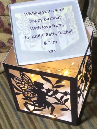 Fairy Time No 22 Fairy Luminaire For Use With Led Tealights by Rachel Capes