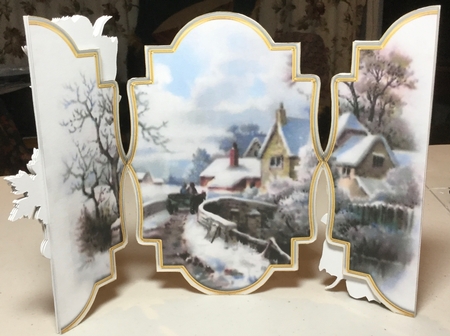Panoramic Christmas - Misty Morning by Rachel Capes